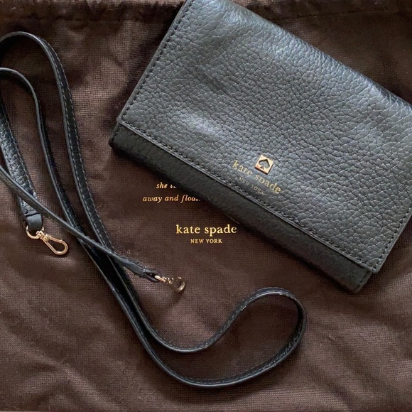 Kate spade clutch, black - Picture 1 of 3